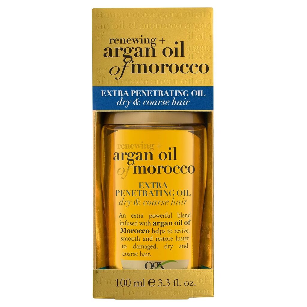 OGX Extra Strength Argan Oil and hair serum